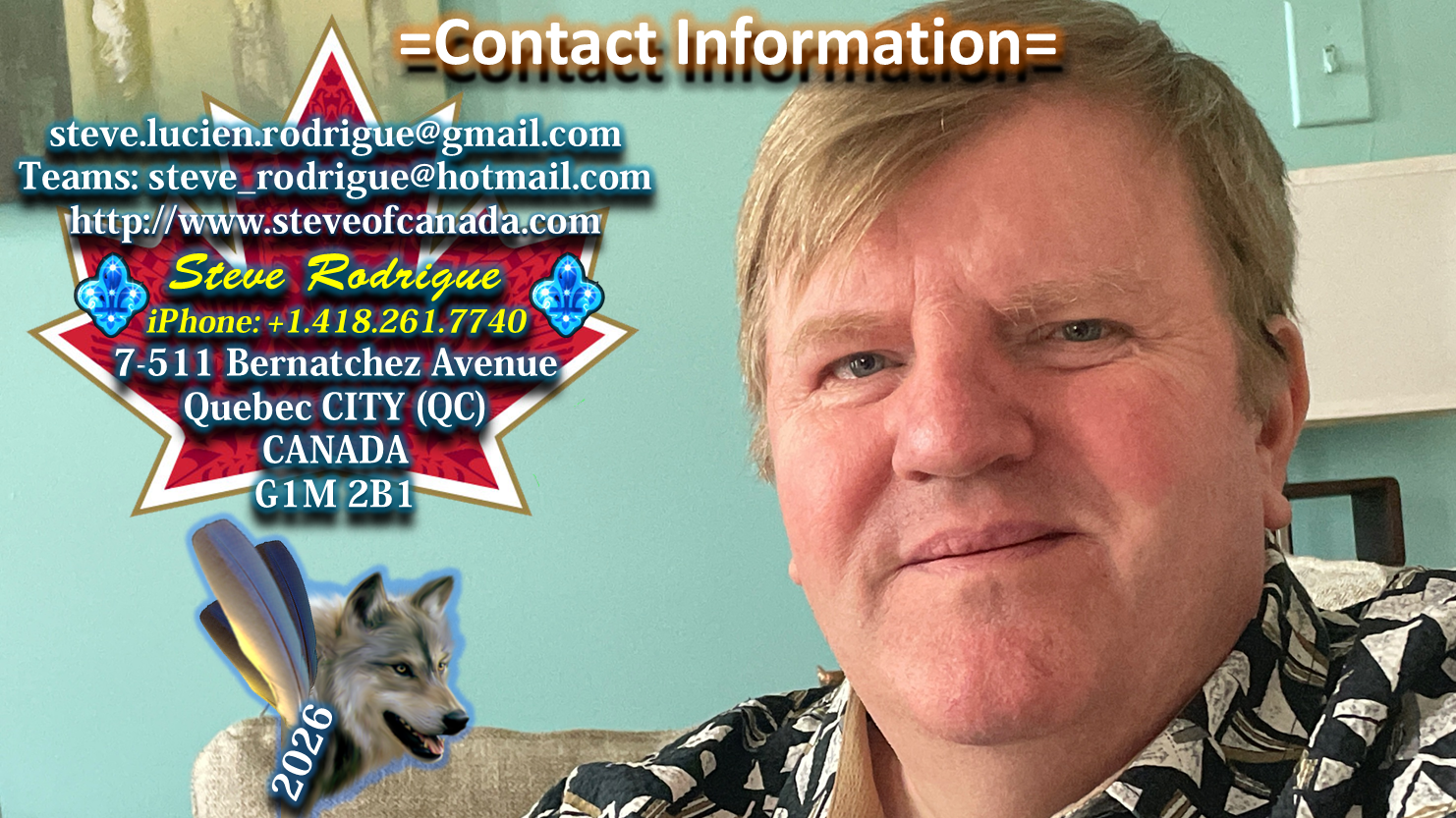 Contact Steve