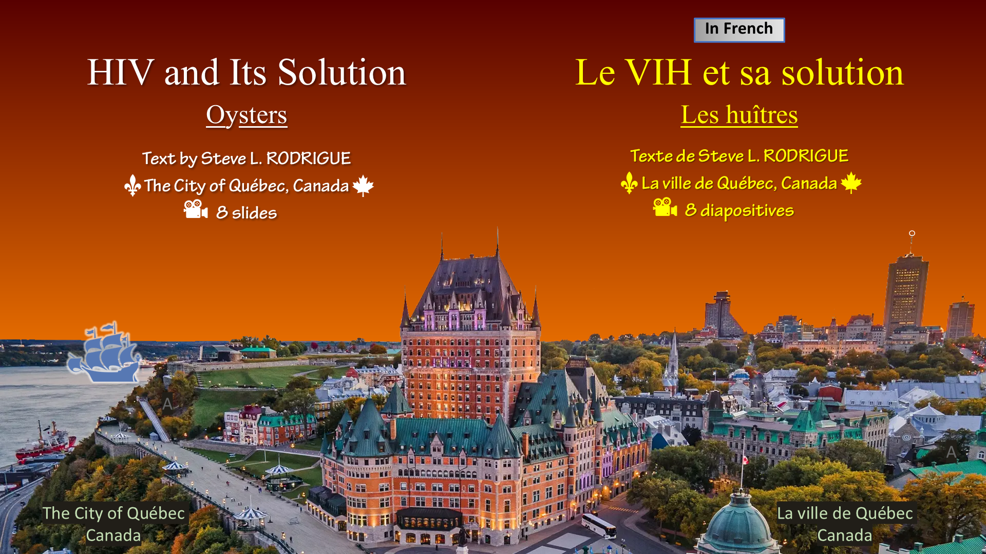 HIV and Its Solution: Oysters / Le VIH et sa solution : les huîtres