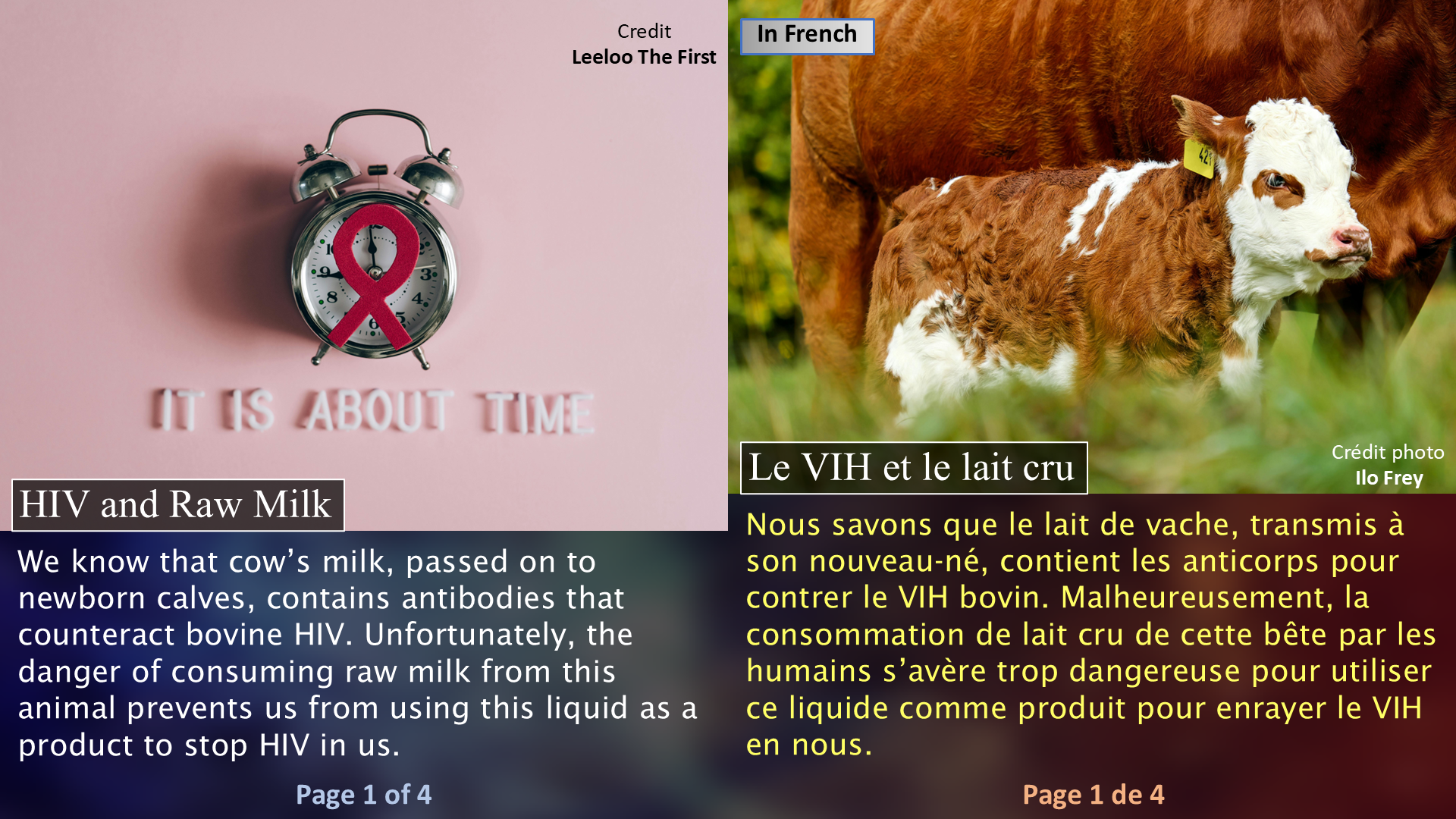 HIV and Our Ancestors / Le VIH et nos ancêtres - Page 1