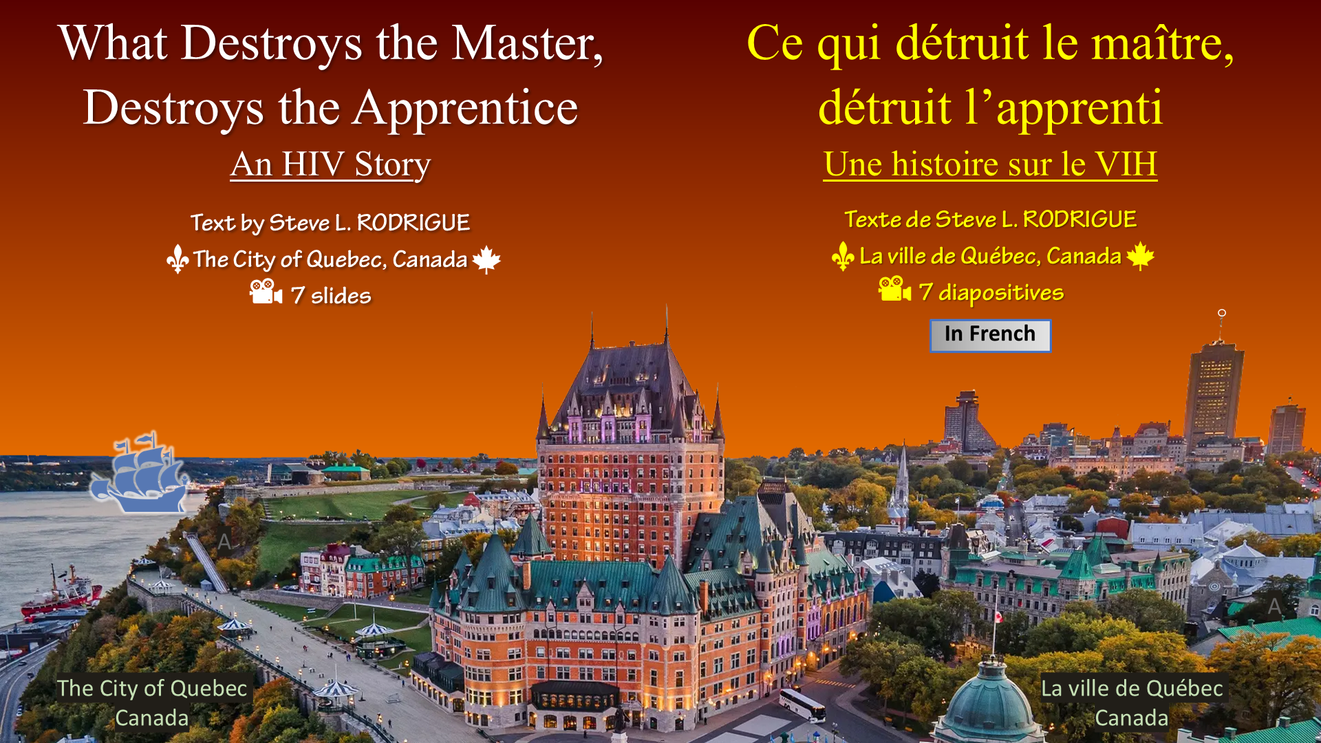 What Destroys the Master, Destroys the Apprentice / Ce qui détruit le maître, détruit l’apprenti