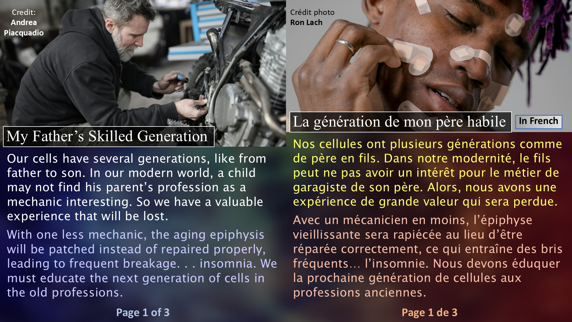 My Father’s Skilled Generation / La génération de mon père habile - Page 1