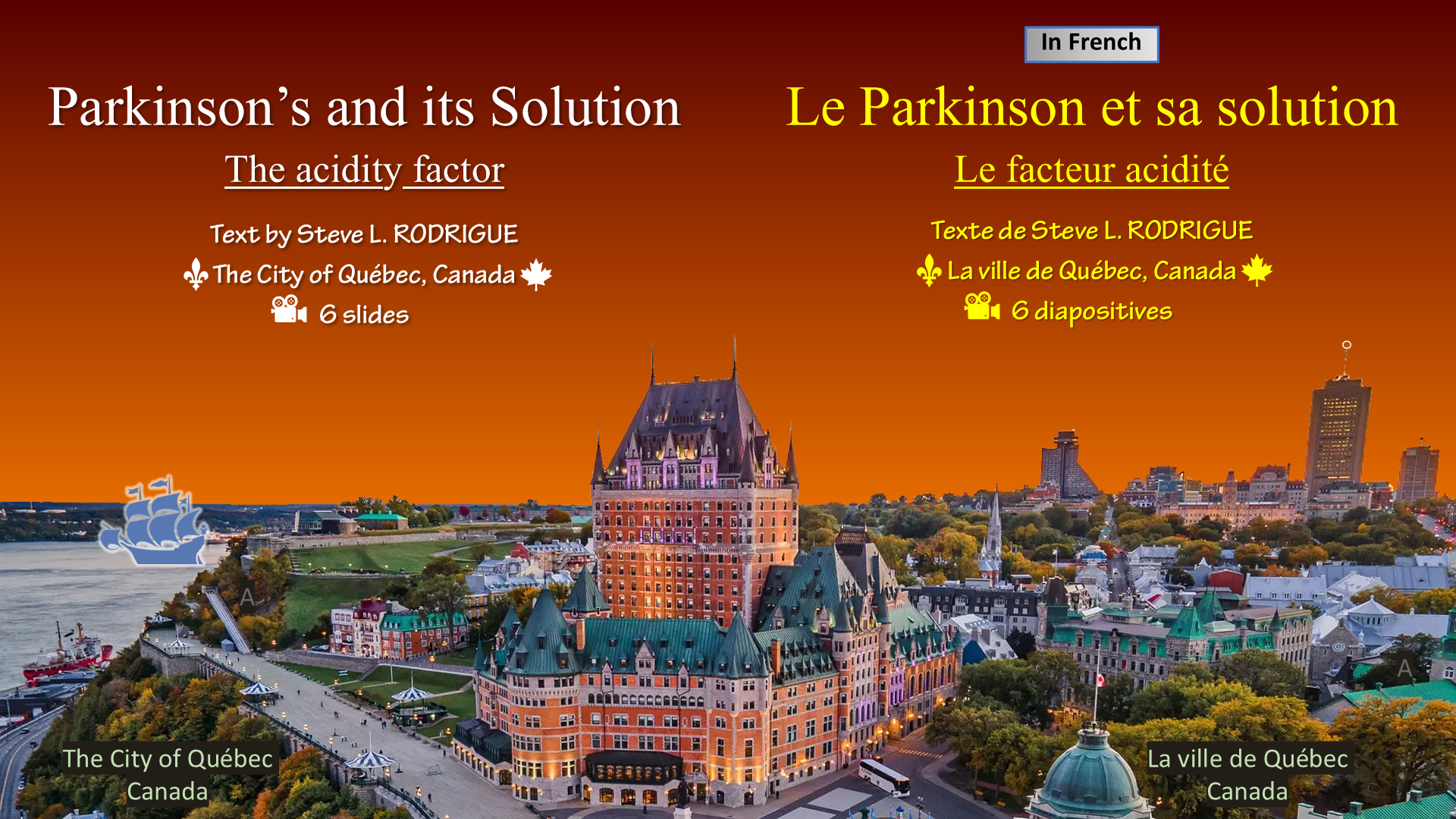 Parkinson’s and its Solution / Le Parkinson et sa solution