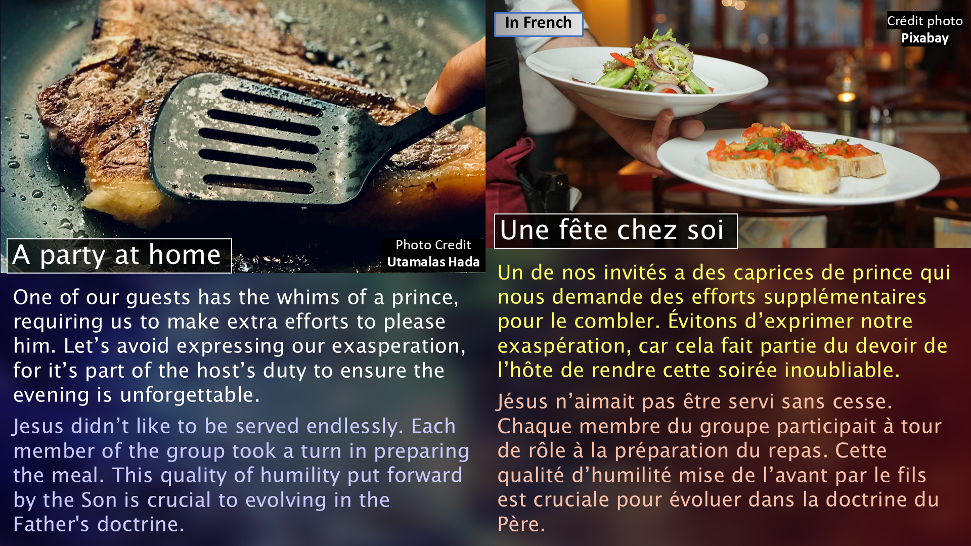 Party at Home / Une fête chez soi