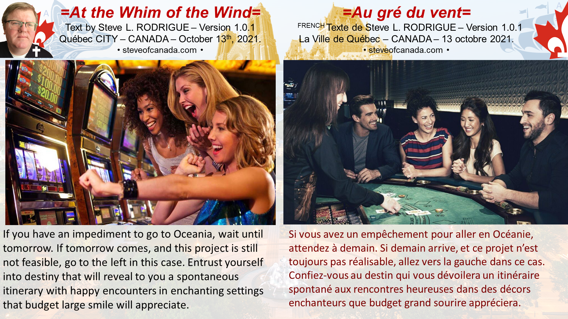 At the Whim of the Wind / Au gré du vent