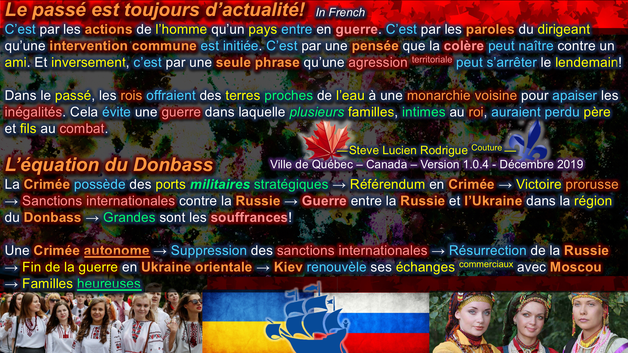 The Donbass Equation in French